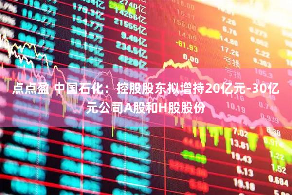 点点盈 中国石化：控股股东拟增持20亿元-30亿元公司A股和H股股份